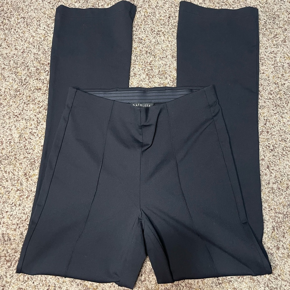 Athleta Black Flare pants Medium